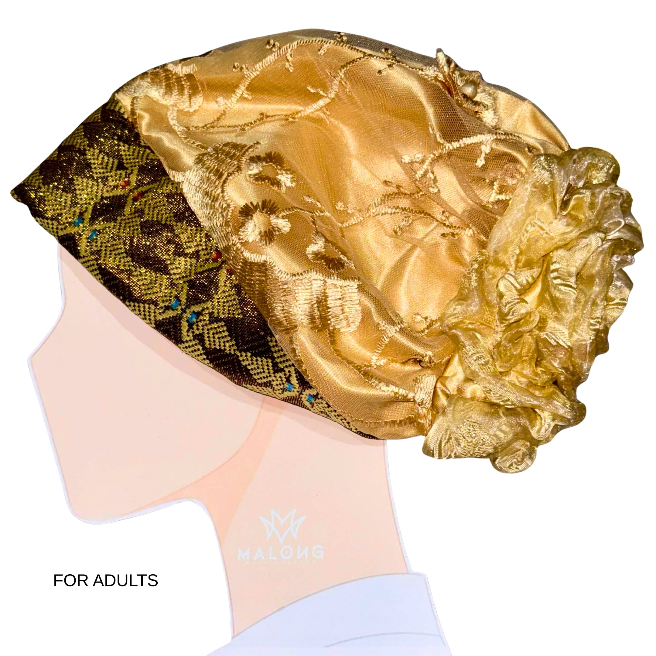 Inaul Flower Sukob – Ready-to-Wear Traditional Head Covering