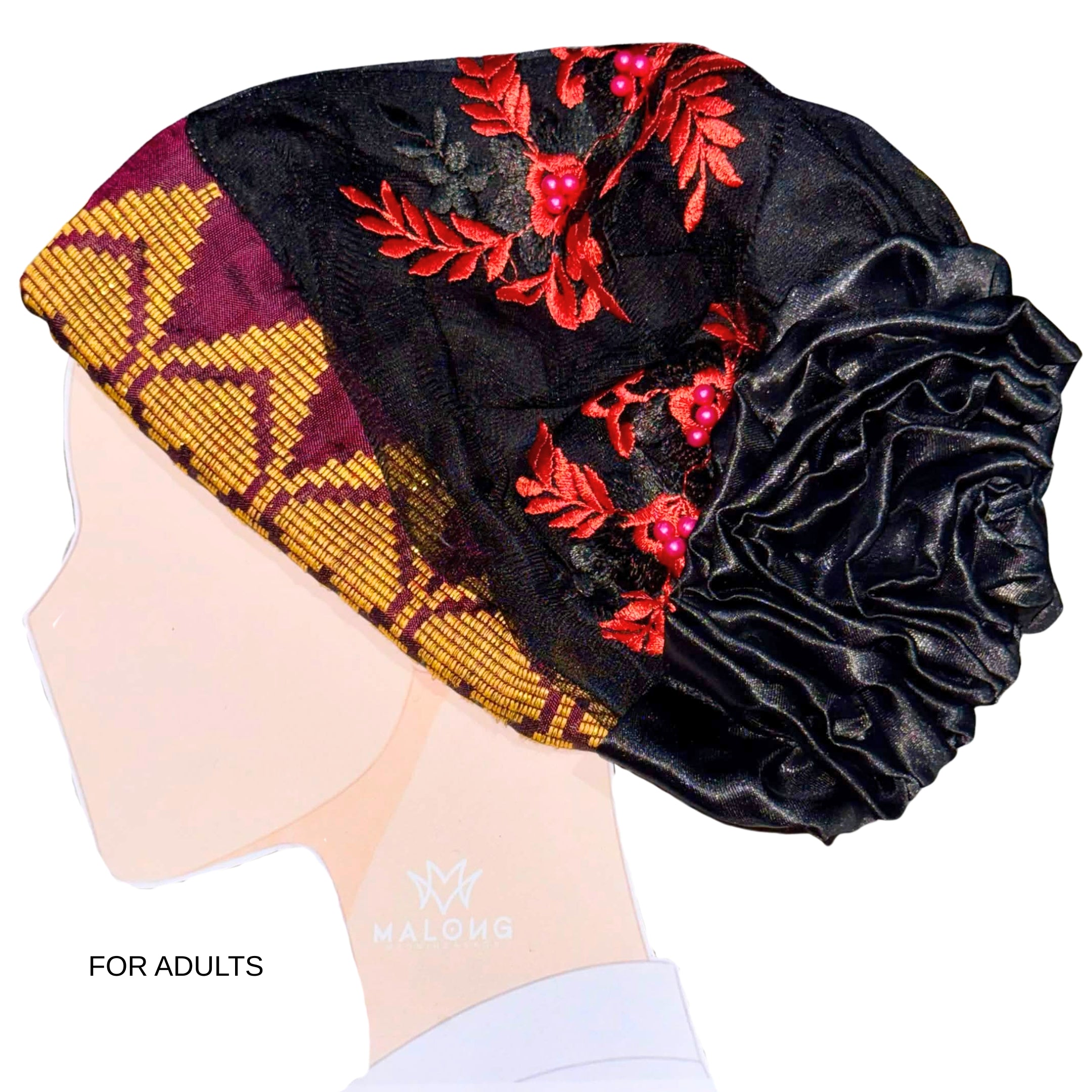 Inaul Flower Sukob – Ready-to-Wear Traditional Head Covering