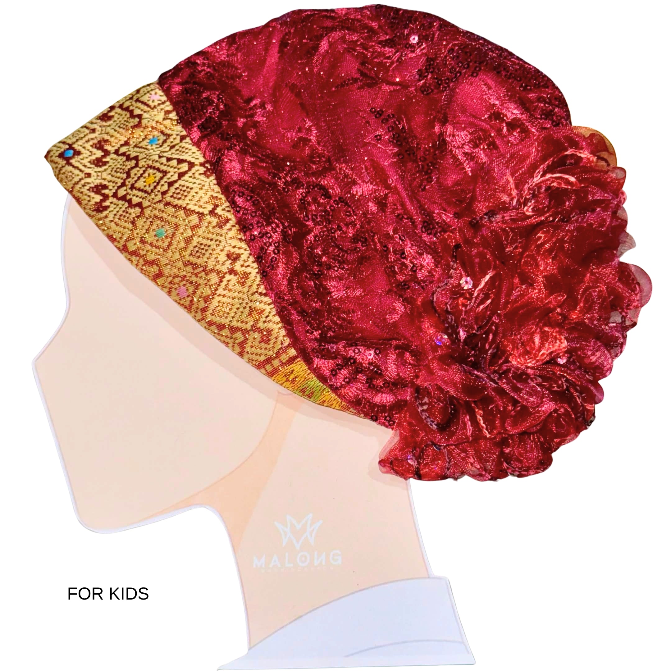 Inaul Flower Sukob – Ready-to-Wear Traditional Head Covering