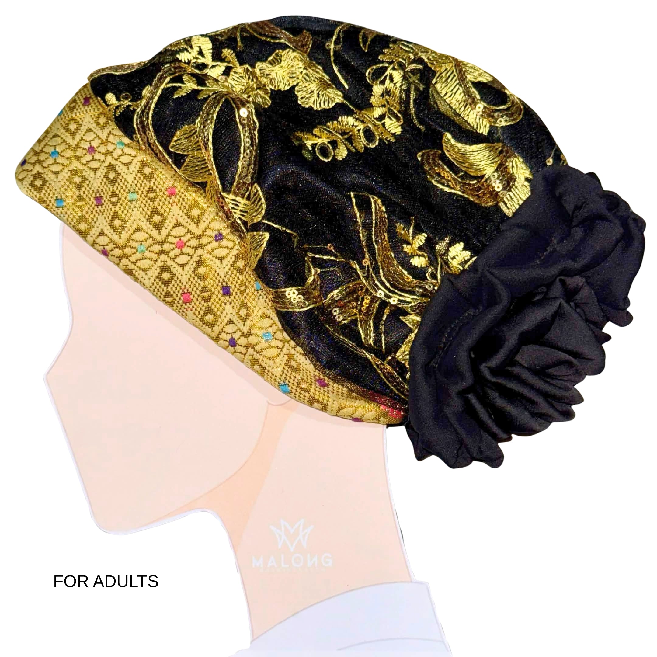 Inaul Flower Sukob – Ready-to-Wear Traditional Head Covering