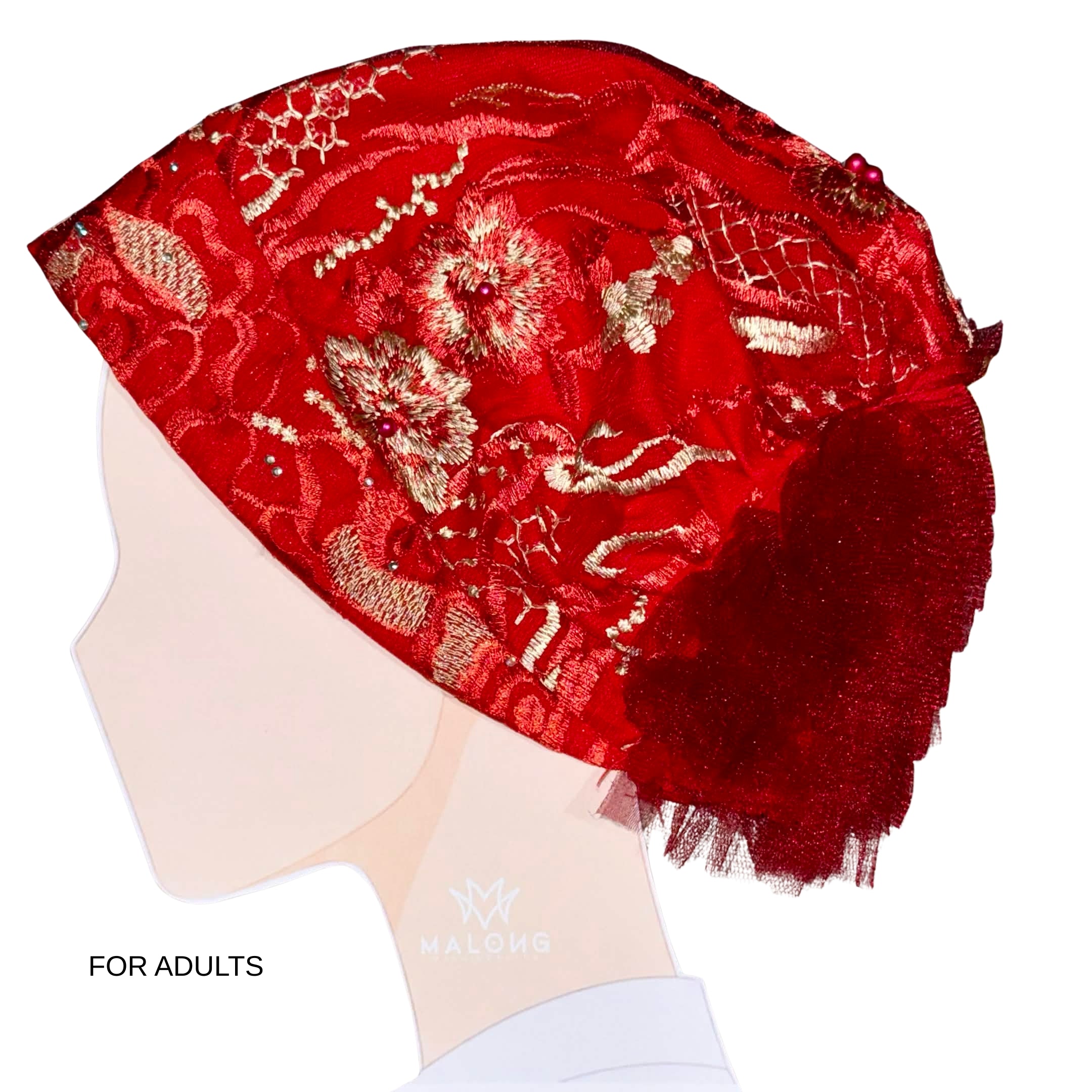 Inaul Flower Sukob – Ready-to-Wear Traditional Head Covering