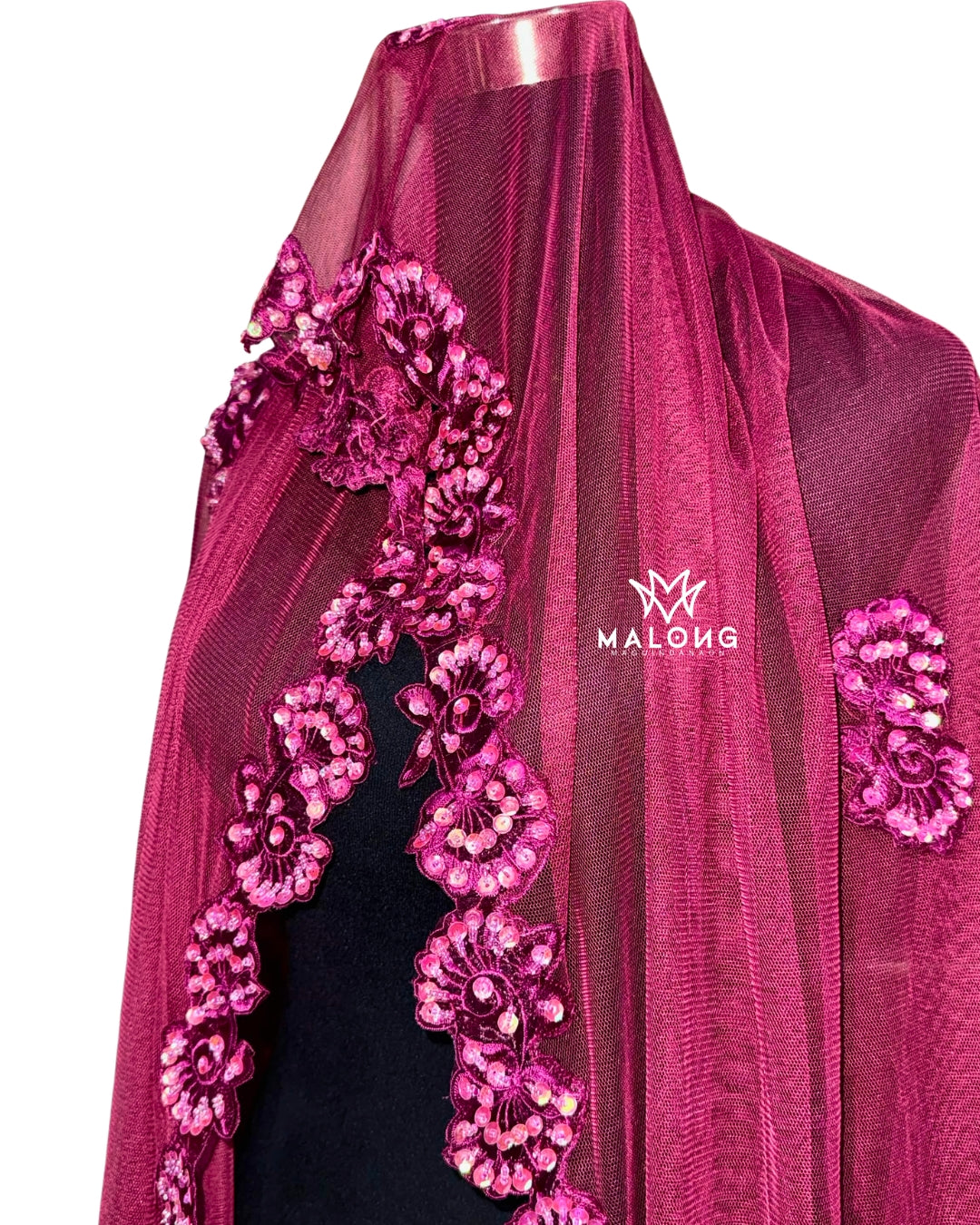 Kombong Lace Veil – Traditional Mindanao Headwrap