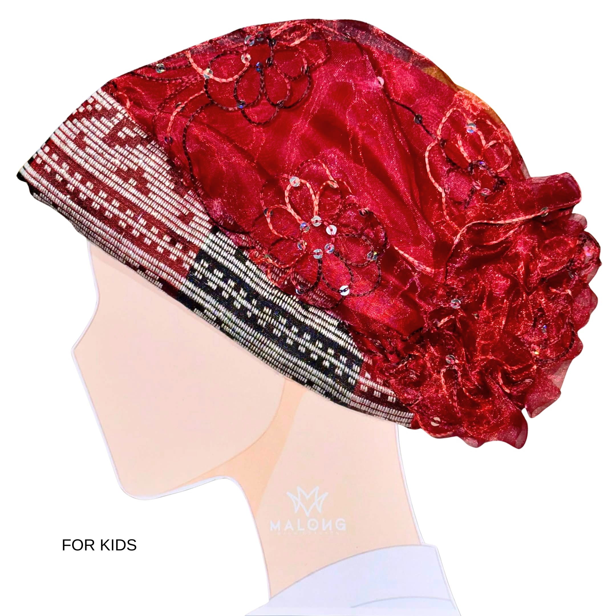 Inaul Flower Sukob – Ready-to-Wear Traditional Head Covering