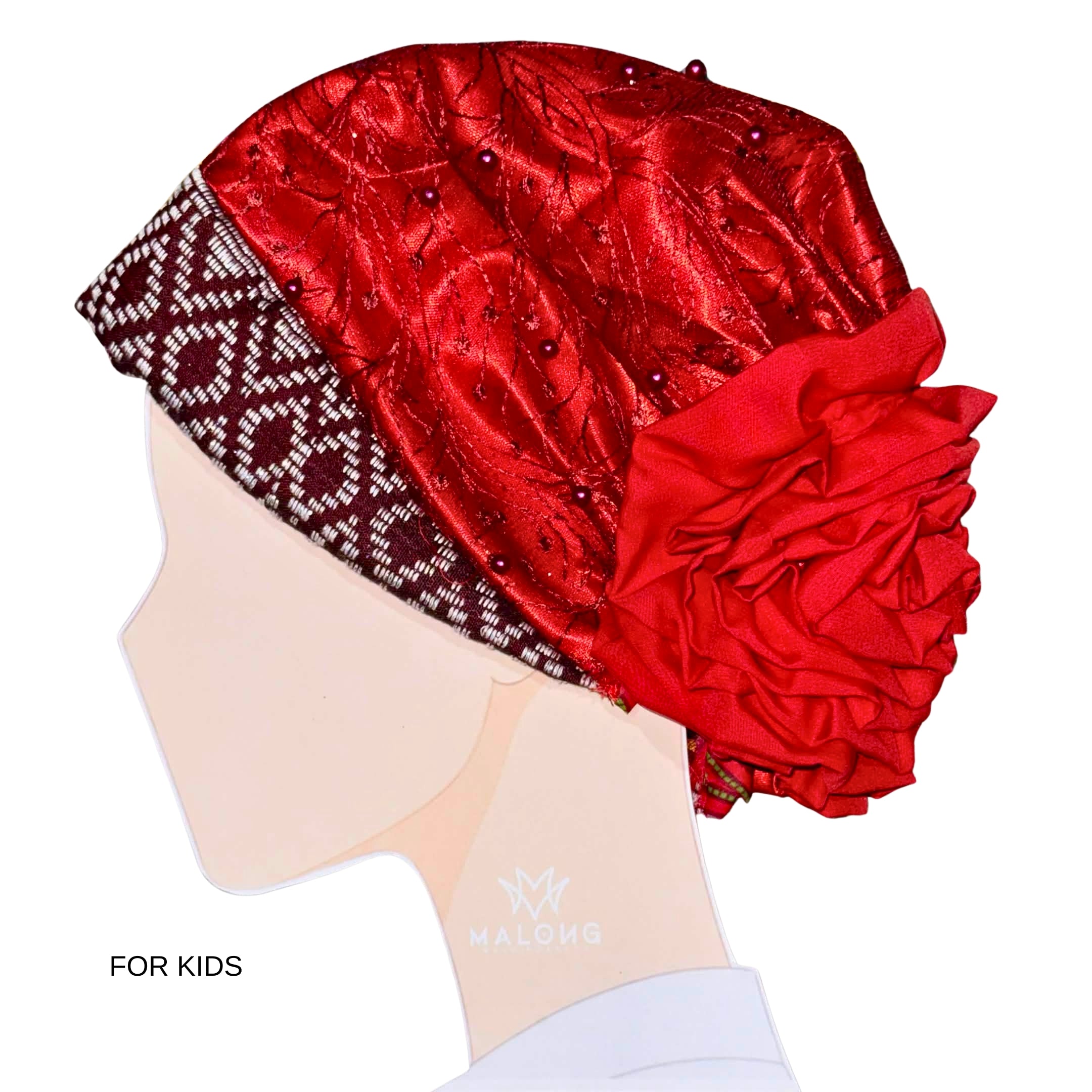 Inaul Flower Sukob – Ready-to-Wear Traditional Head Covering