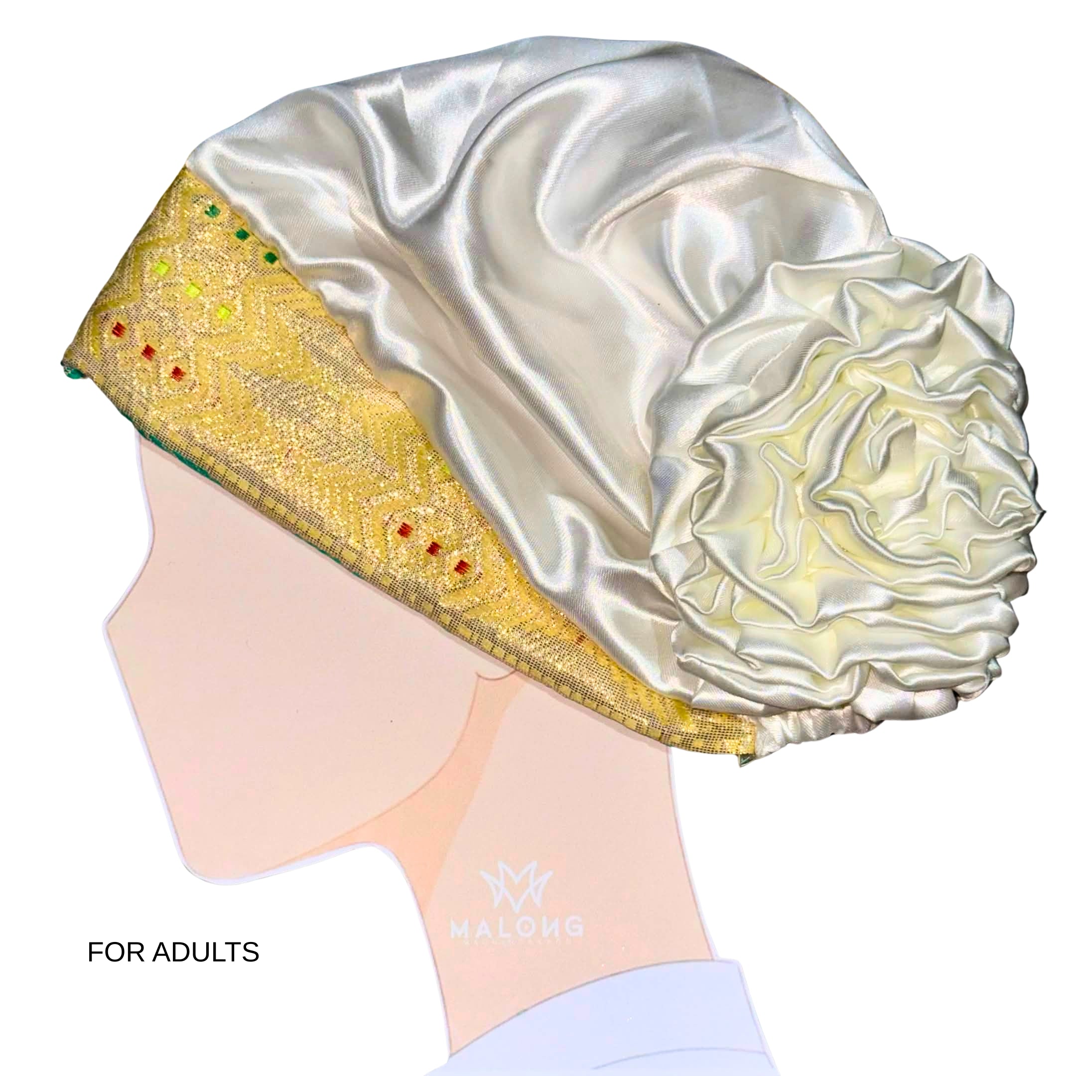 Inaul Flower Sukob – Ready-to-Wear Traditional Head Covering