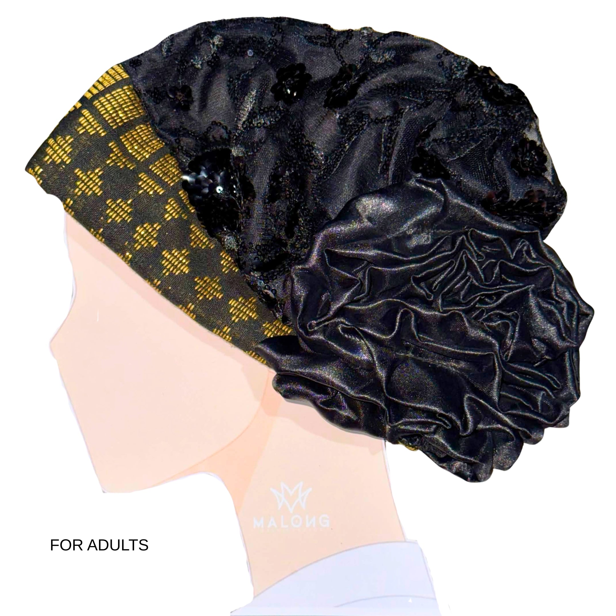 Inaul Flower Sukob – Ready-to-Wear Traditional Head Covering