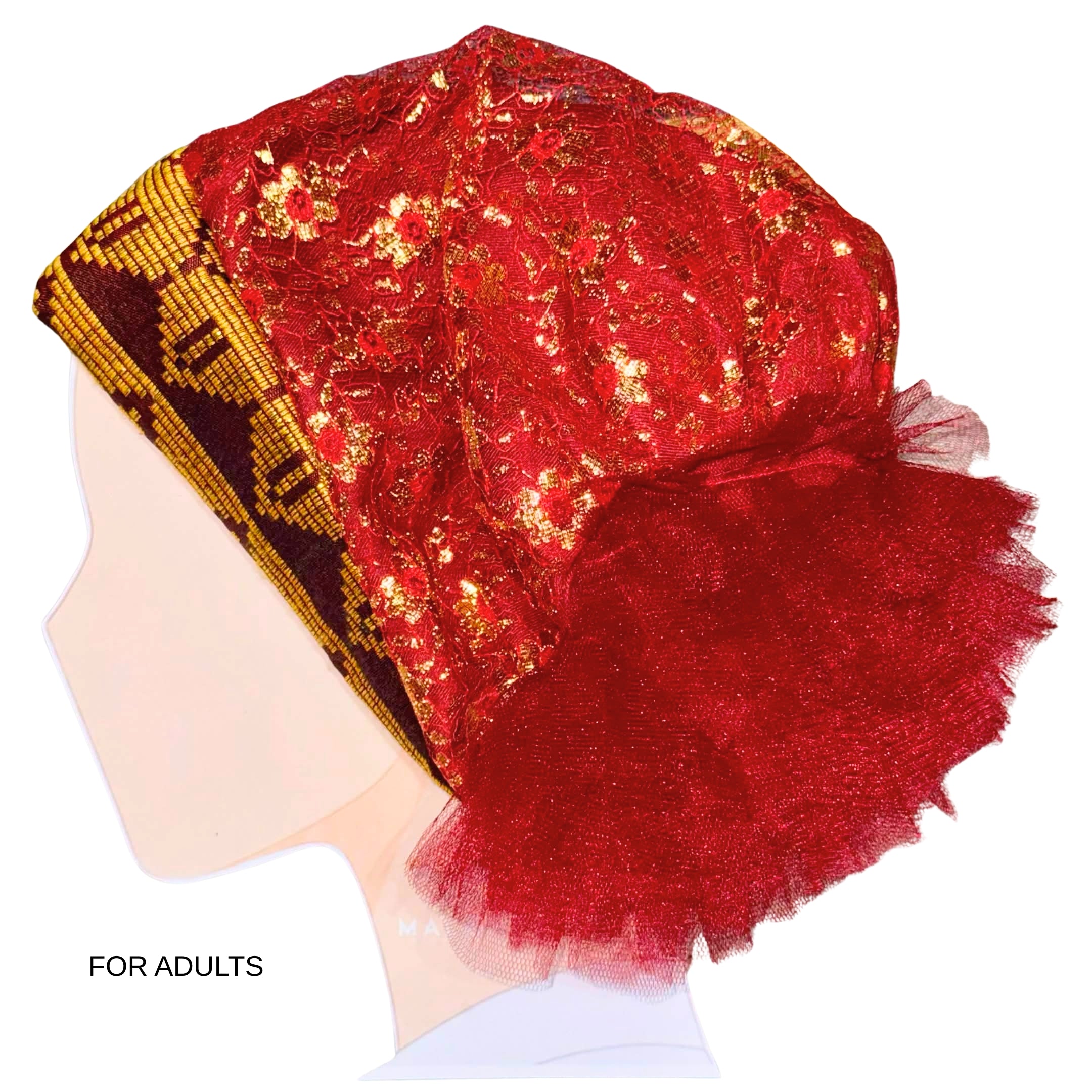 Inaul Flower Sukob – Ready-to-Wear Traditional Head Covering
