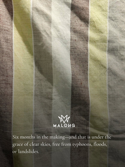 Inaul Maguindanaon Malong with Natural Pure Philippine Cotton & Natural Dye