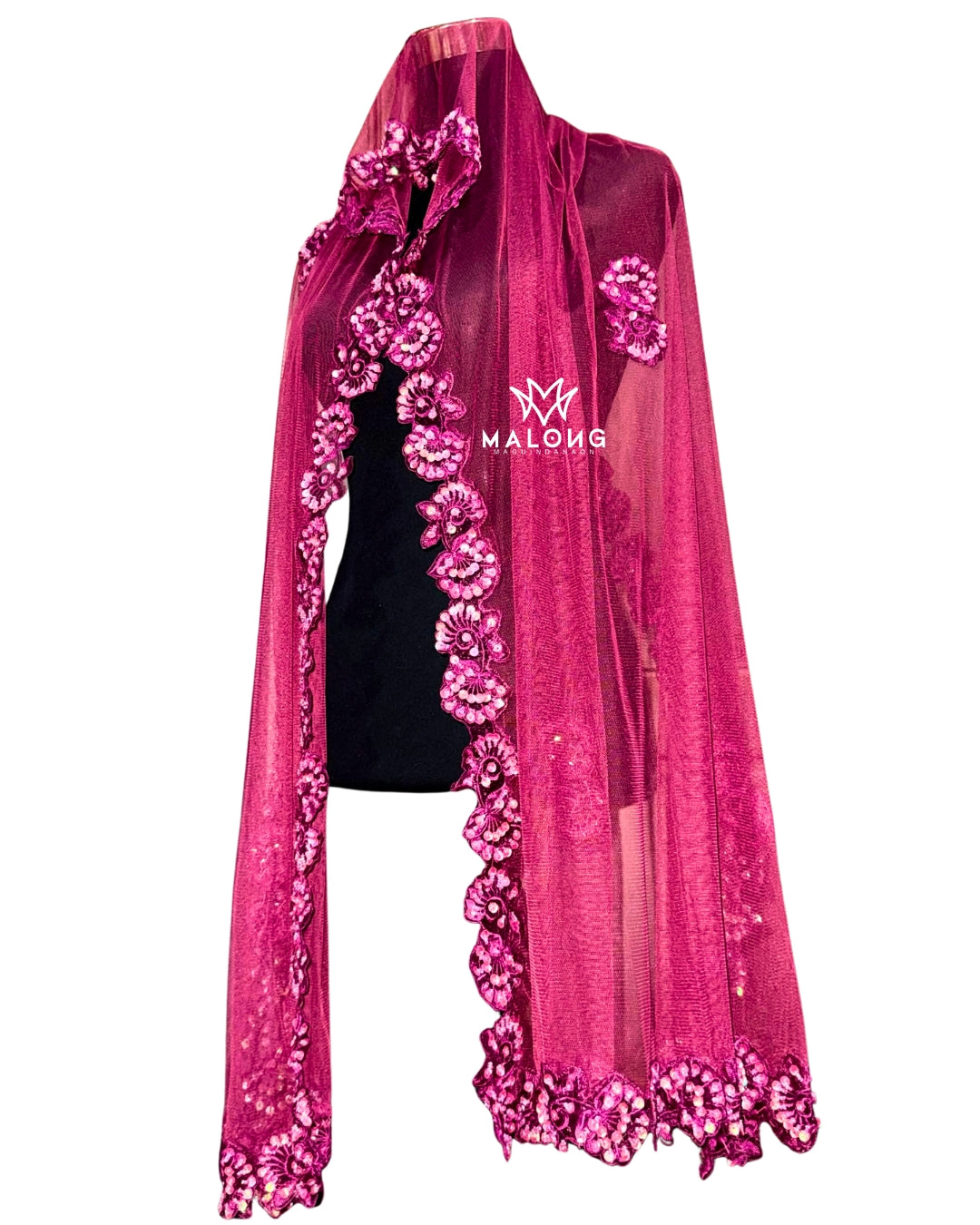 Kombong Lace Veil – Traditional Mindanao Headwrap
