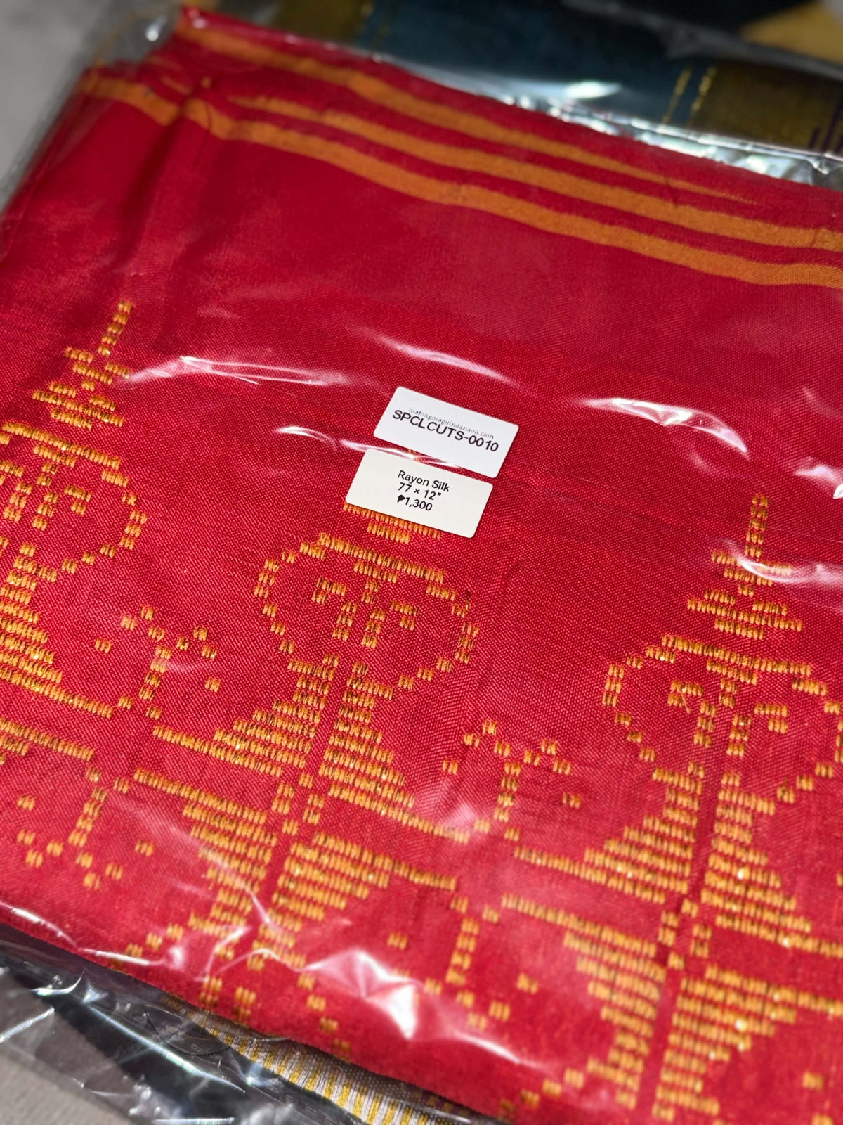 Inaul Retaso – Premium Handwoven Maguindanaon Fabric Cuts for Designers & Creators