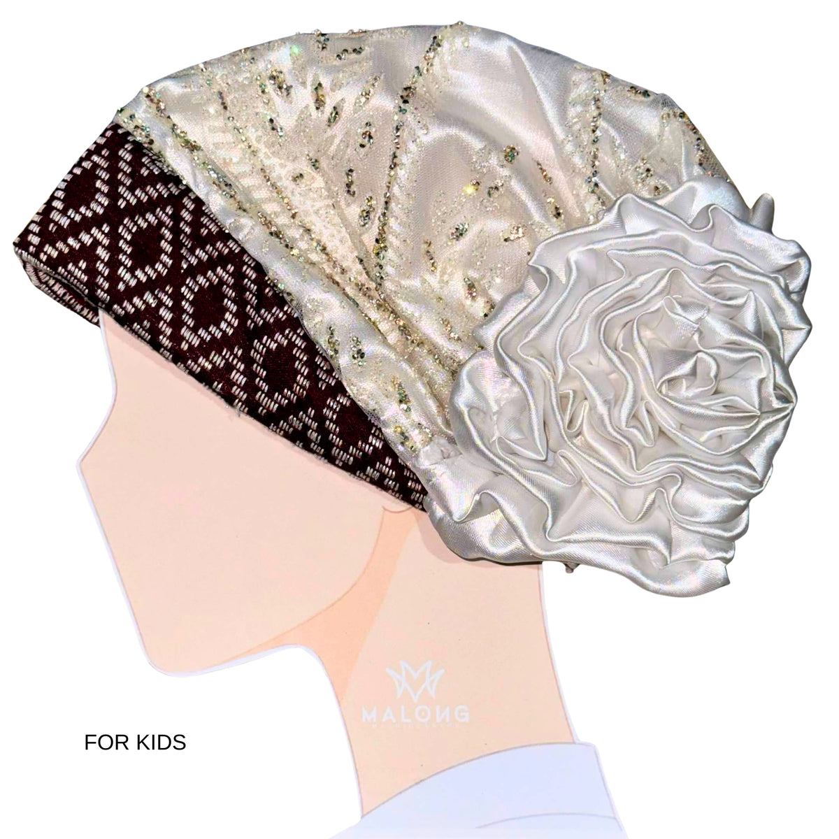 Inaul Flower Sukob – Ready-to-Wear Traditional Head Covering
