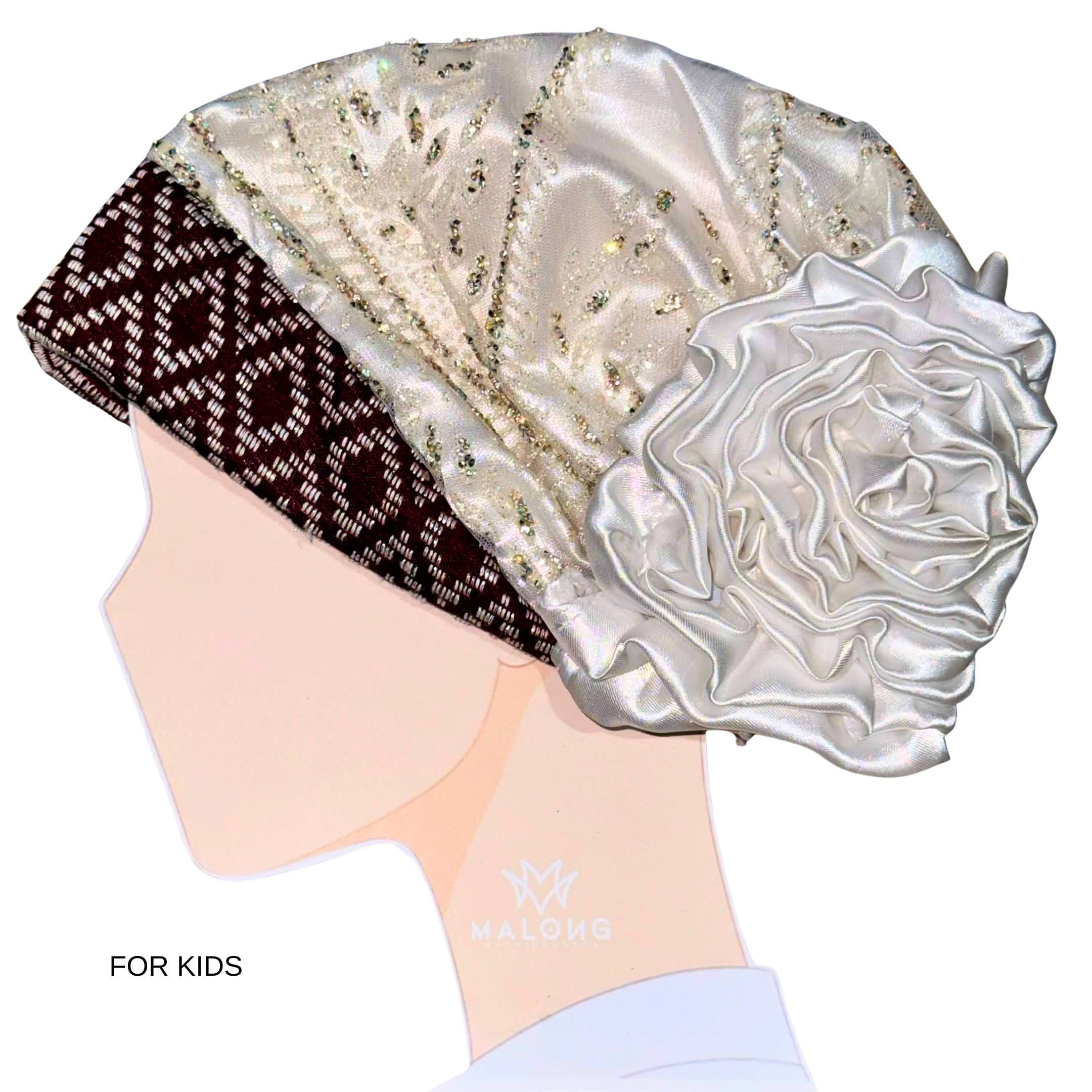 Inaul Flower Sukob – Ready-to-Wear Traditional Head Covering
