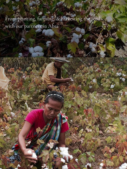 Inaul Maguindanaon Malong with Natural Pure Philippine Cotton & Natural Dye