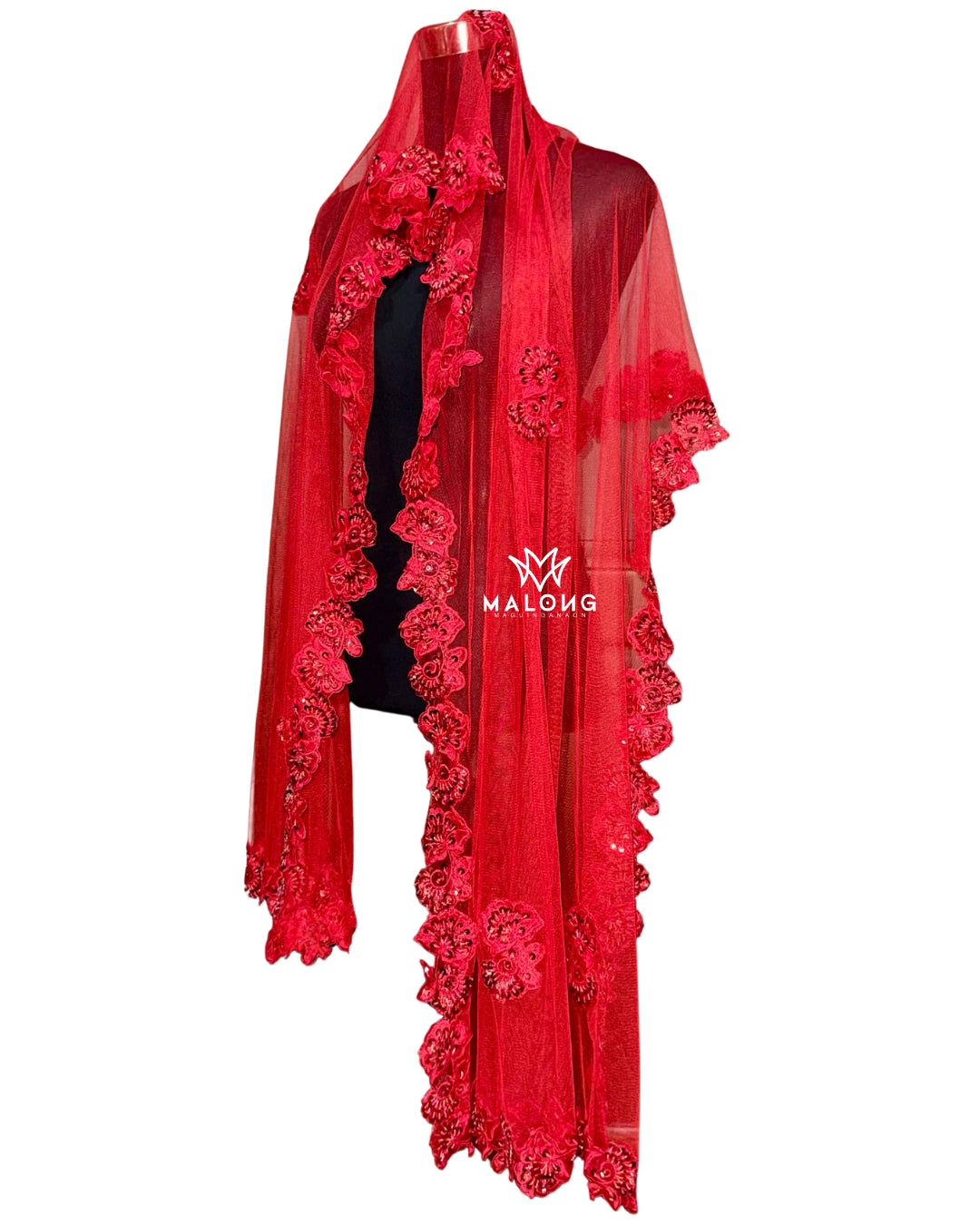 Kombong Lace Veil – Traditional Mindanao Headwrap