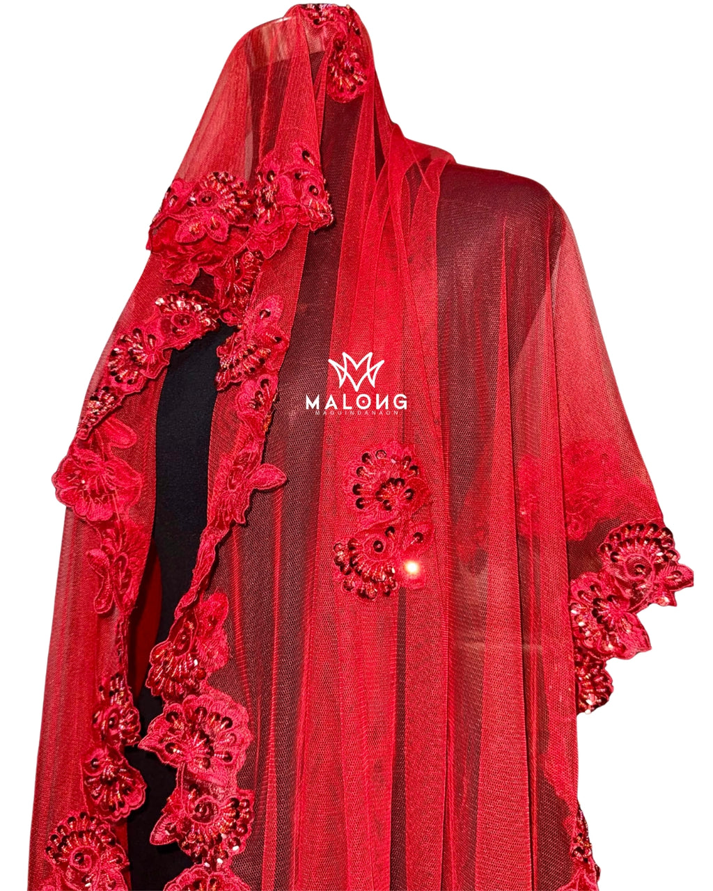 Kombong Lace Veil – Traditional Mindanao Headwrap
