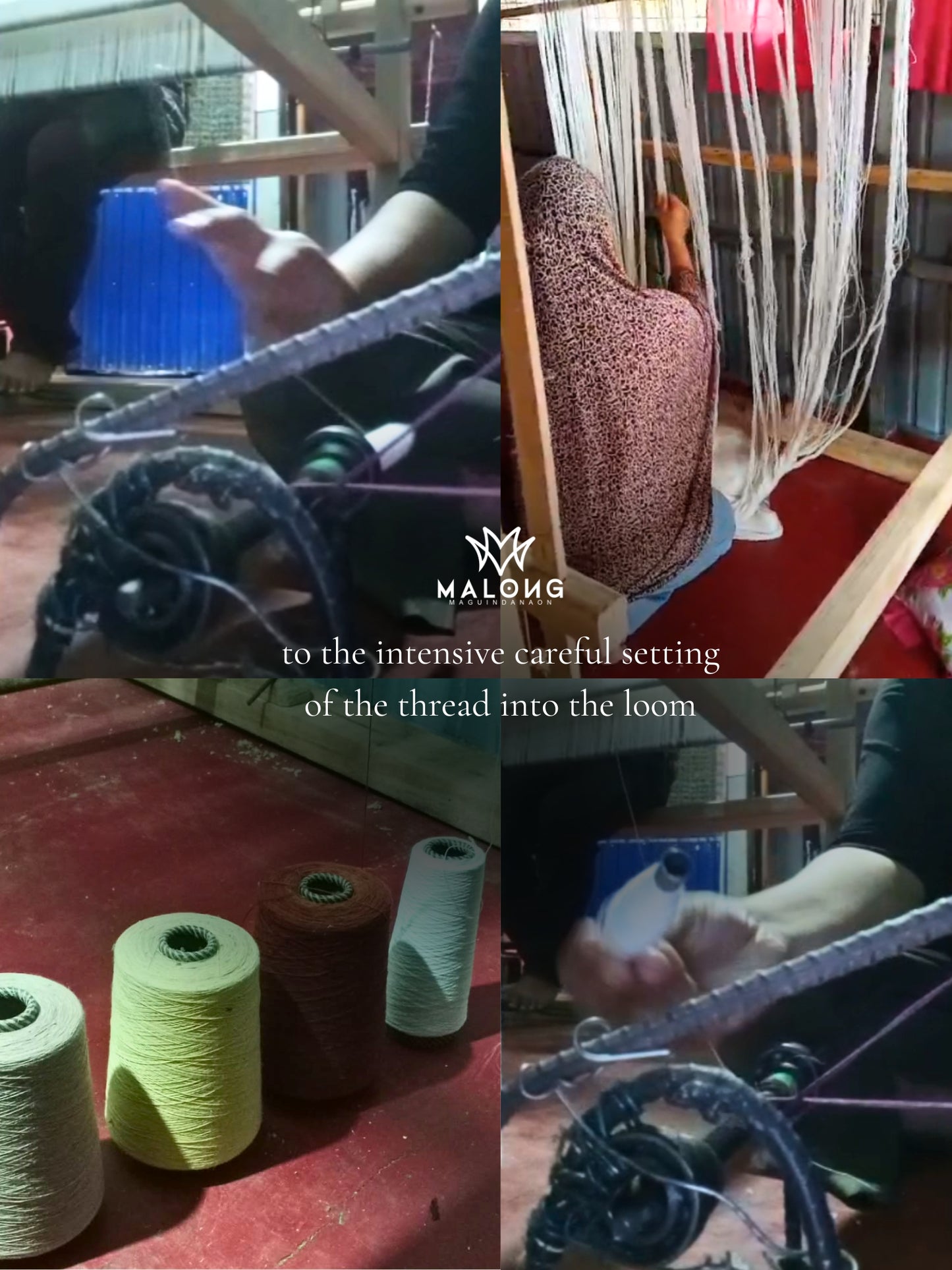 Inaul Maguindanaon Malong with Natural Pure Philippine Cotton & Natural Dye