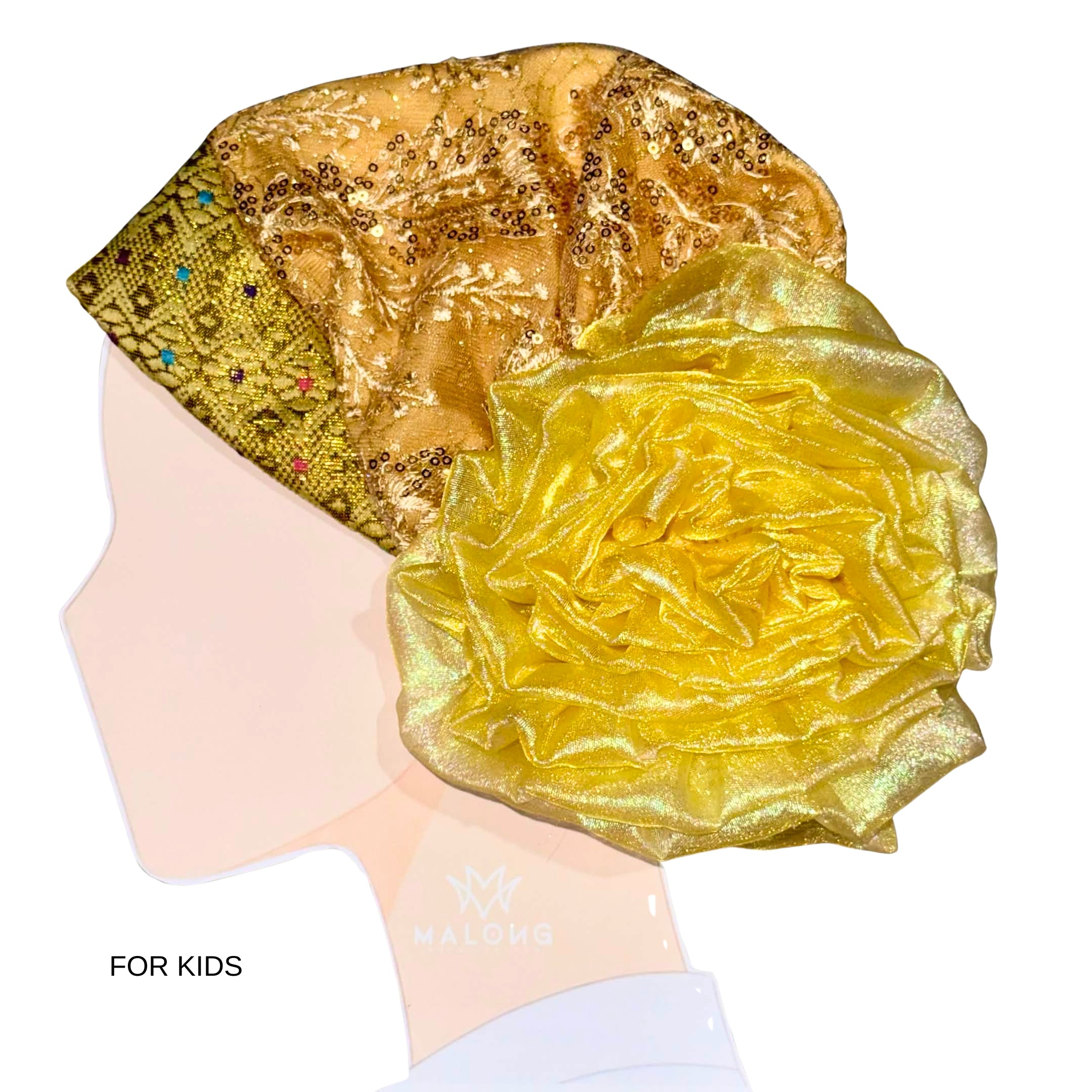 Inaul Flower Sukob – Ready-to-Wear Traditional Head Covering