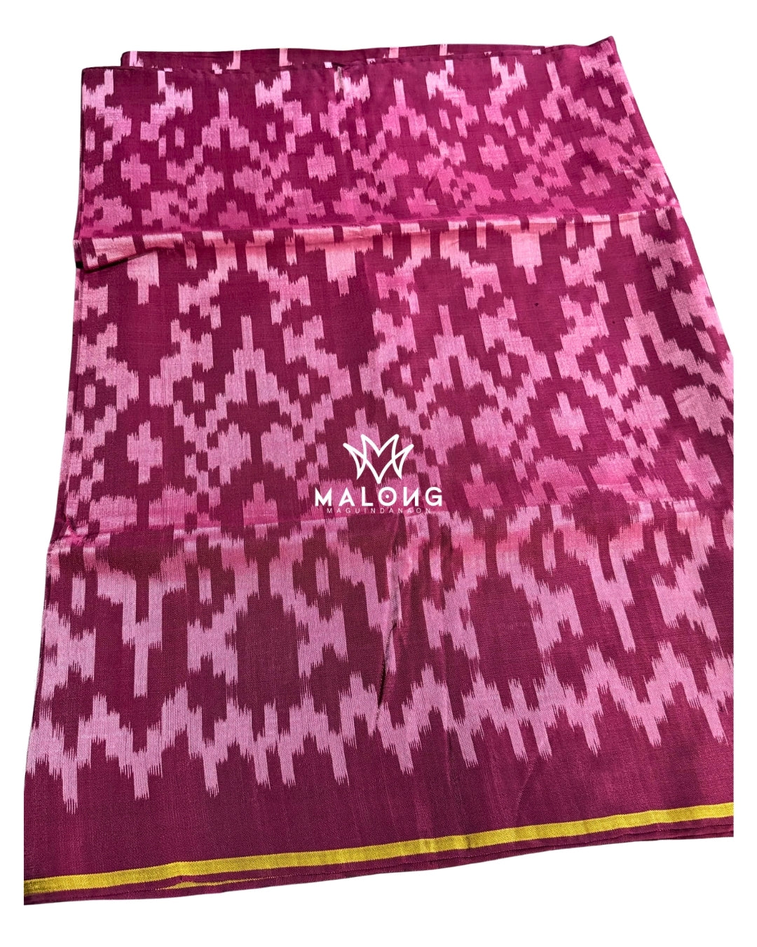 Handwoven Iranun Binaludan Malong – Philippine Ikat Tradition