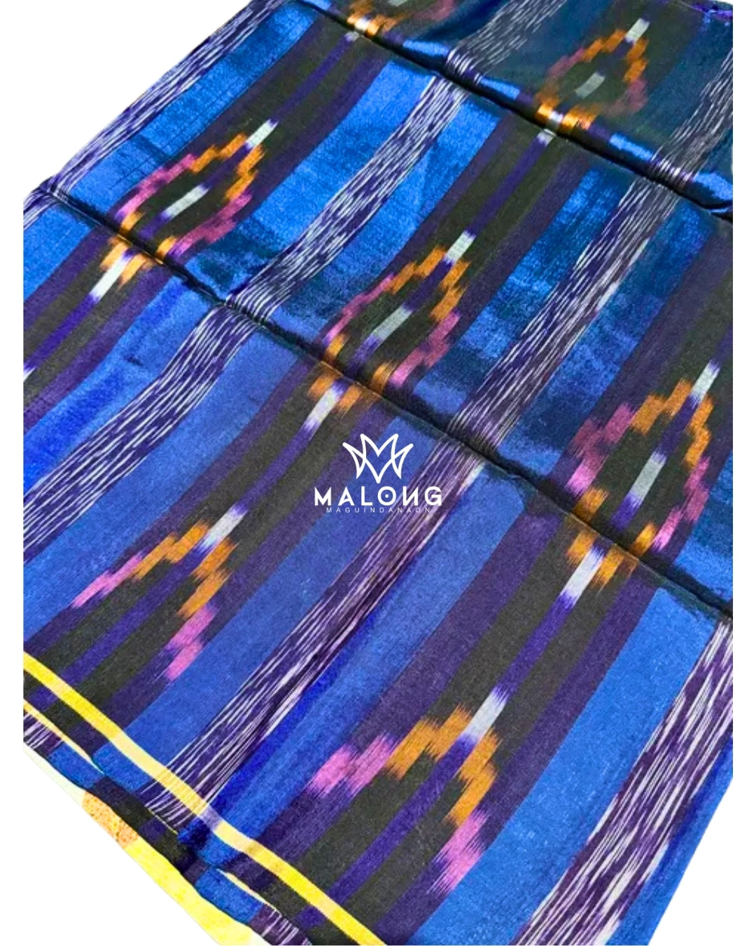 Handwoven Iranun Binaludan Malong – Philippine Ikat Tradition