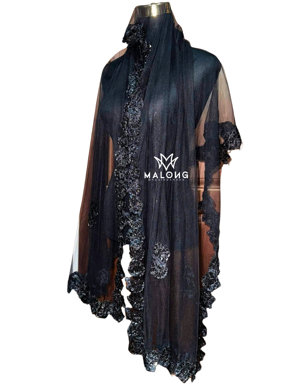 Kombong Lace Veil – Traditional Mindanao Headwrap