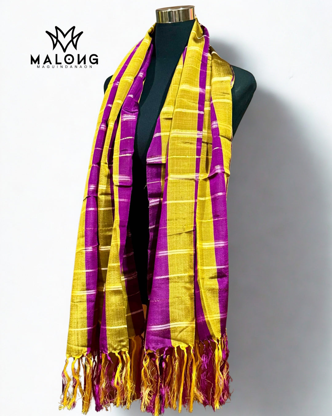 Handwoven Inaul Rayon Silk Shawl Scarf